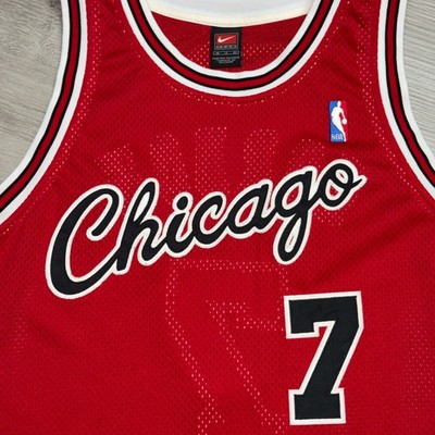 BEN GORDON Chicago Bulls Nike Jersey 48 XL Authentic Throwback NBA