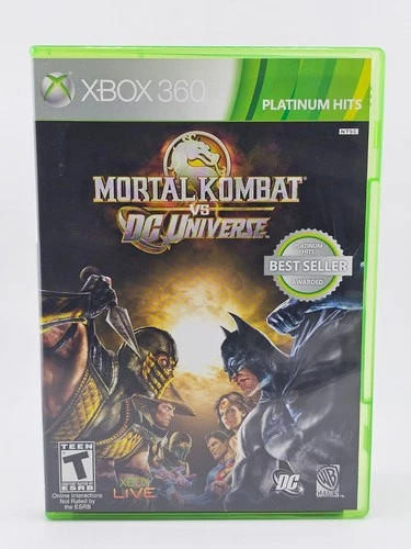 Microsoft Xbox 360 Mortal Kombat Vs DC Universe CIB Cleaned & Tested