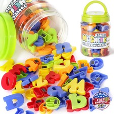 104PCS Magnetic Letters Numbers Set ABC 123 Fridge Learning Toys for Toddlers Ki
