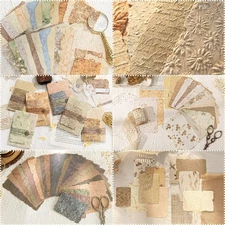 168Pcs Scrapbook Supplies Kit Textured Paper, Rice Paper For Scrapbooking Pap...