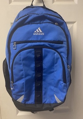 Adidas Blue Backpack with Multiple Pockets and Padded Straps Large