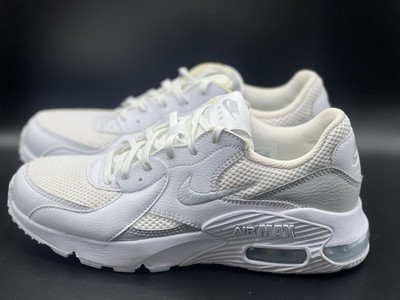 Nike Air Max Excee Low Top Lace-Up Sneakers Men s White/Gray Athletic Casual