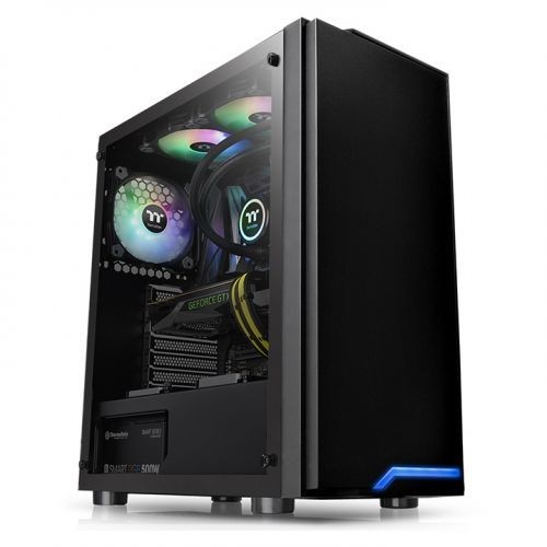 4713227521871 Корпус компьютера - H100 из закаленного стекла Thermaltake 20390₽