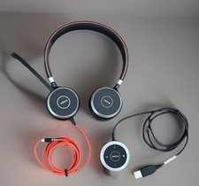 Jabra Evolve 40 Wired Stereo USB Headset HSC017 With Controller ENC010