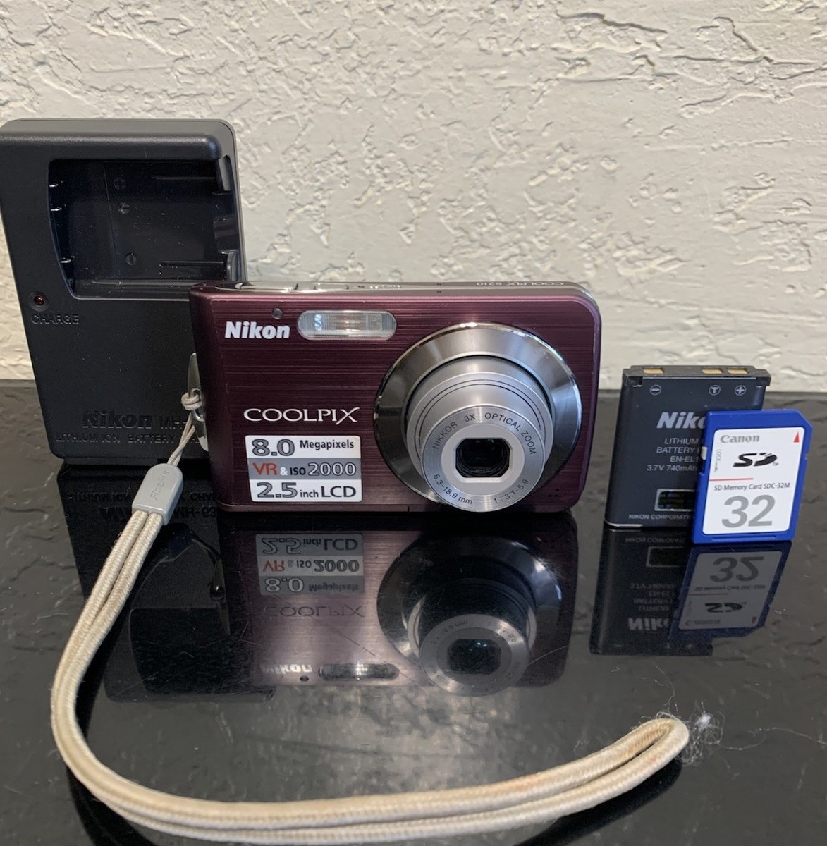 【極美品】Nikon COOLPIX S210 赤　箱あり　充電器無　稼働未確認 2026年最新】Yahoo!オークション -s210 nikonの中古品・新品・未使用品一覧