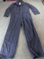 Walls FR Coveralls Men XL Regular Blue Workwear Fire Resistant Jumpsuit