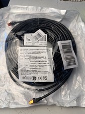 ELTRIXA Cat6A Ethernet Cable 50M Outdoor Direct Burial 10Gbps LAN Black