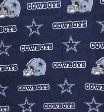 2008 NFL Dallas Cowboys Fabric Cotton 29" L x 58" W 6313