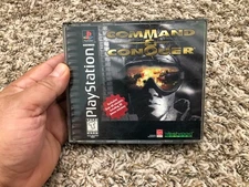 Command & Conquer (PlayStation 1) Black Label No manual very good Tested