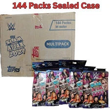 Topps Wwe Slam Attax 2021 Multipack Full Case 144 Packs 2880 Cards India