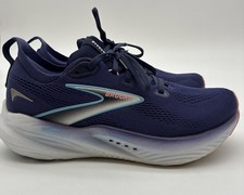 Brooks Glycerin 22 Women  s Running Shoes Navy/Blue Lace-Up US Size 9