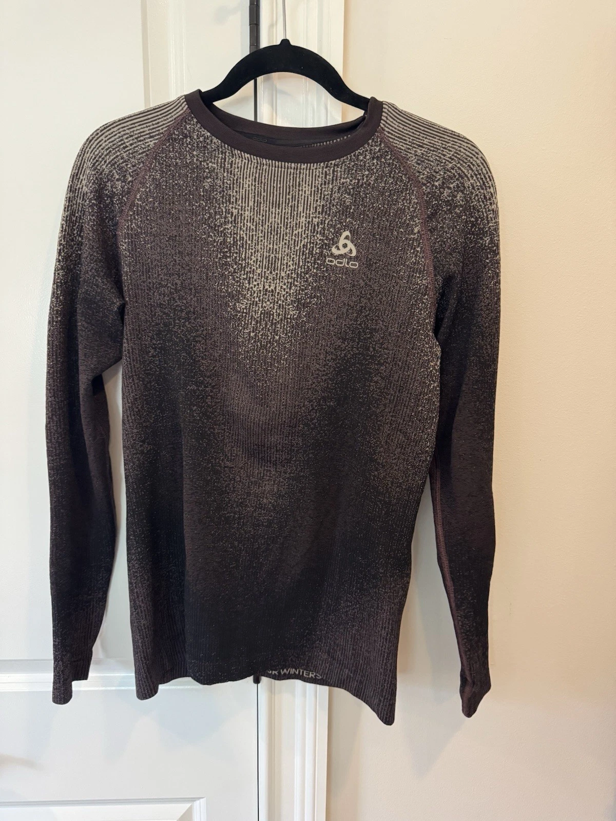NWT Odlo Blackcomb Performance Base Layer Shirt - Fudge Brown - Mens Large L