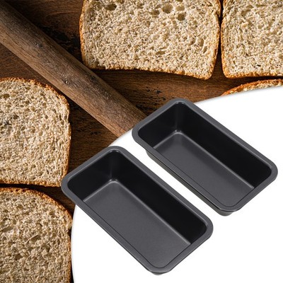 NEU Antihaft 6 Zoll Kleine Brot Laib Pfannen 2er Set Kuchen Dessert Backform