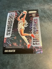 2025 Panini Prizm WNBA Kiki Iriafen #13 Fireworks Insert - Washington Mystics RC