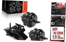 3PCS Engine Motor Mount and Transmission Mount Set Compatible with Cadillac