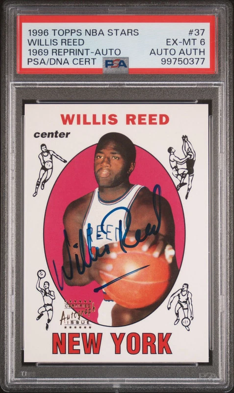 willis reed auto nba カード Topps Willis Reed Basketball Sports Trading Card Singles for sale