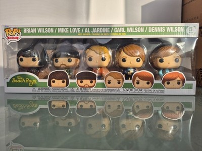 Funko Pop! The Beach Boys 5 Pack (Brian, Carl, Dennis Wilson, Al Jardine, Mike)