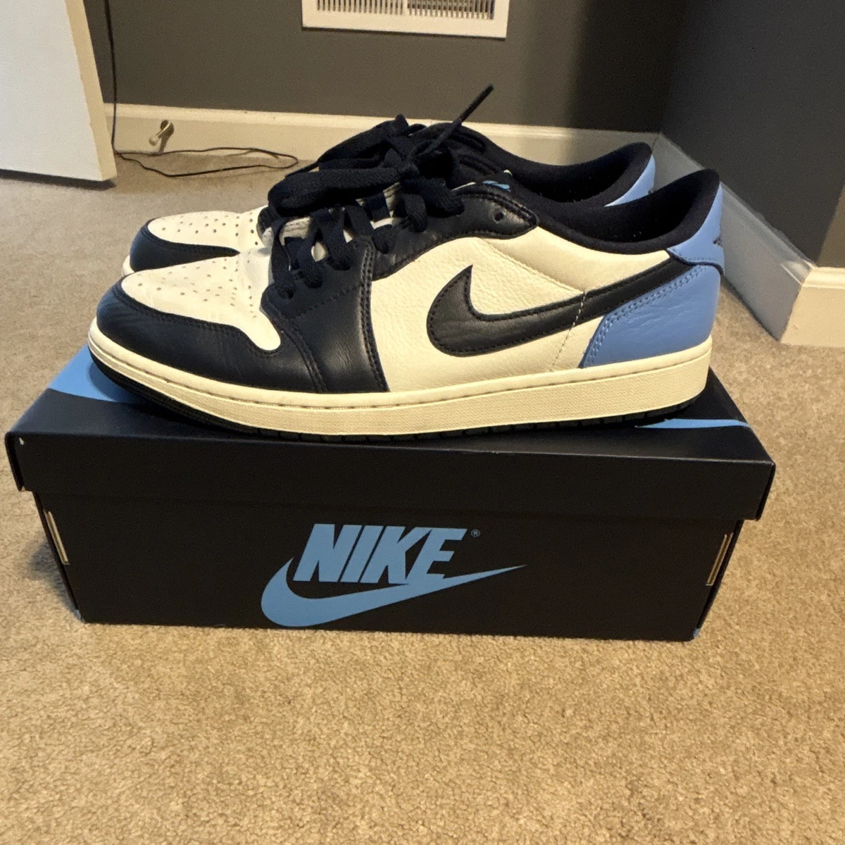 Jordan 1 Low University Blue for Sale | Authenticity Guaranteed | eBay