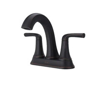 Pfister Ladera 4 in. Centerset Double Handle Bathroom Faucet in Tuscan Bronze