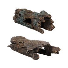 DIY Aquarium Fish Artificial Tree Trunk Reptiles Hideout Landscape Decors