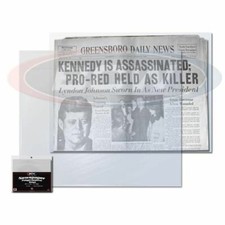 1 pack of 100 BCW 13 " x 11 " 1 " Flap Newspaper Bags
