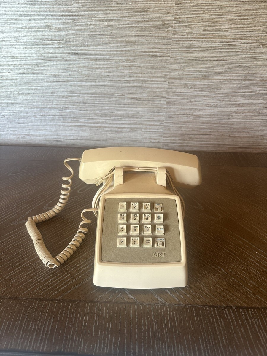 Vintage 90's AT&T 100 Push Button Landline Phone - Model