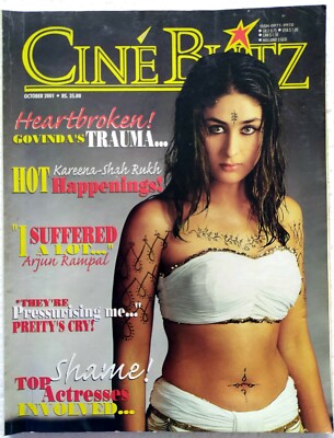 CB October2001 Kareena Kapoor Shahrukh Khan Richard Gere Arjun Rampal Bobby Deol