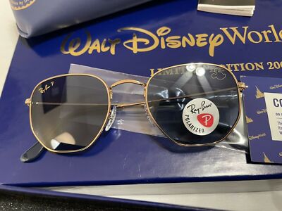 Ray-Ban Aviator Disney 50 Anniversary Set RB3548N Polarized Sunglasses Disney 50th Anniversary Ray-Ban RB3548N Hexagonal Metal  main image 3
