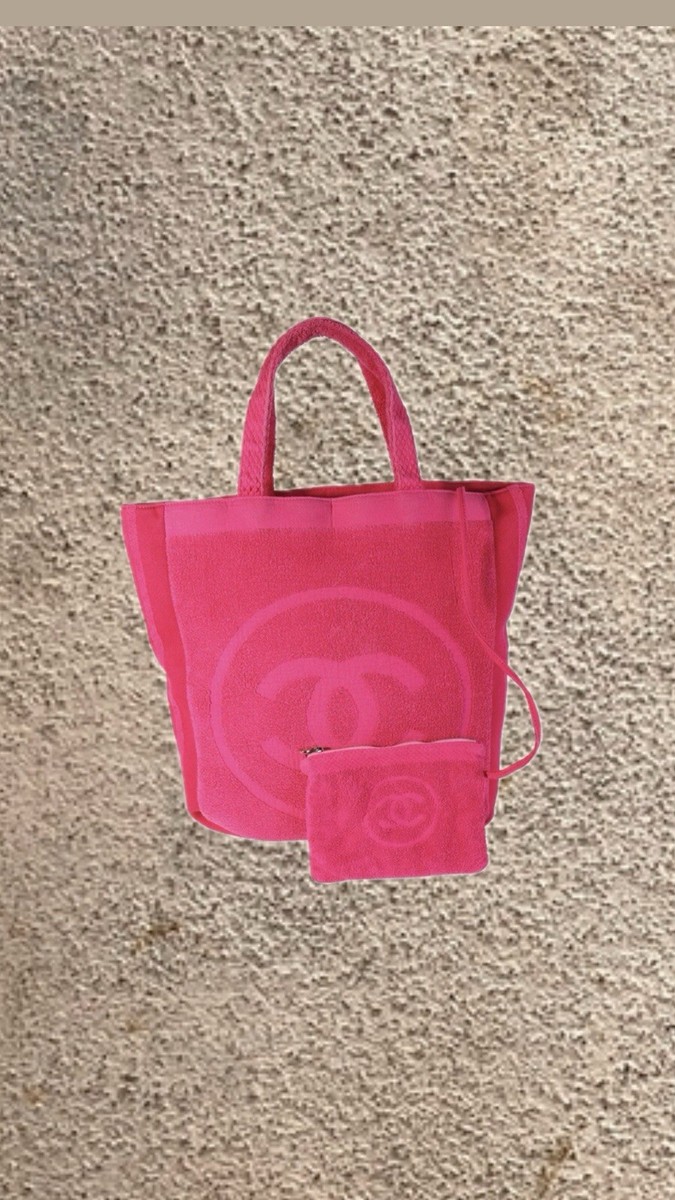 Chanel Terry Cloth Beach Bag Bonhams Chanel: A Black And Grey Trim