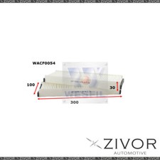 WESFIL CABIN Filter For Audi R8 5.2L V10 FSiQ 08/09-02/13 -WACF0054* By Zivor*