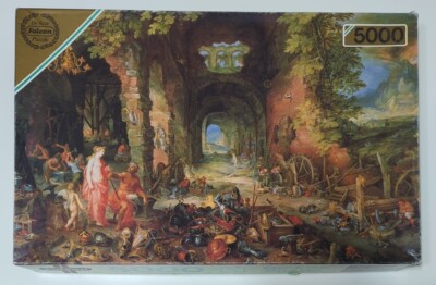 The Elements Fire - 5000 Piece Jigsaw Puzzle - Falcon - COMPLETE