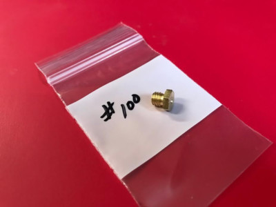 BING 53 84 54   NOS Carb Main Jet #100 BMW Bultaco Can-Am Penton KTM Husky Maico