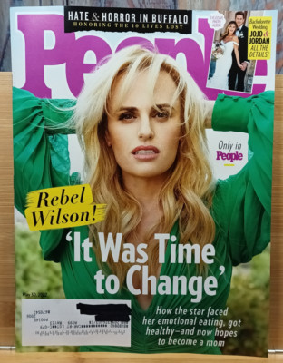 People Magazine MAY 30, 2022 Rebel Wilson! 'It Was Time to Change'