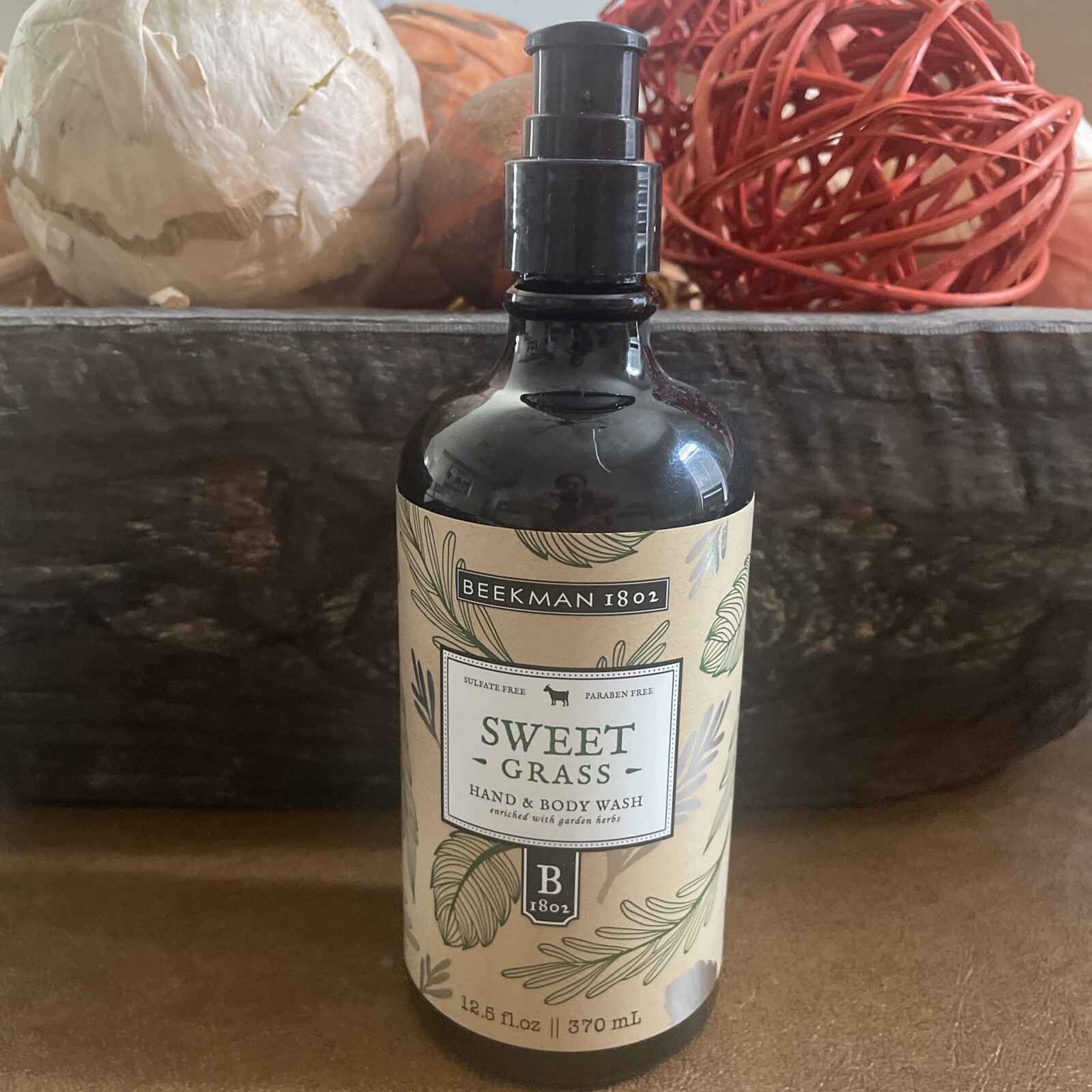 Beekman 1802 Sweet Grass Goat Milk Hand Wash 12.5 fl oz with Pump NEW