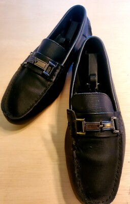 Calvin Klein magnus weave emboss loafers men\'s 8 Amazon.com | Calvin Klein Magnus Black/Black/Weave Emboss  main image 2