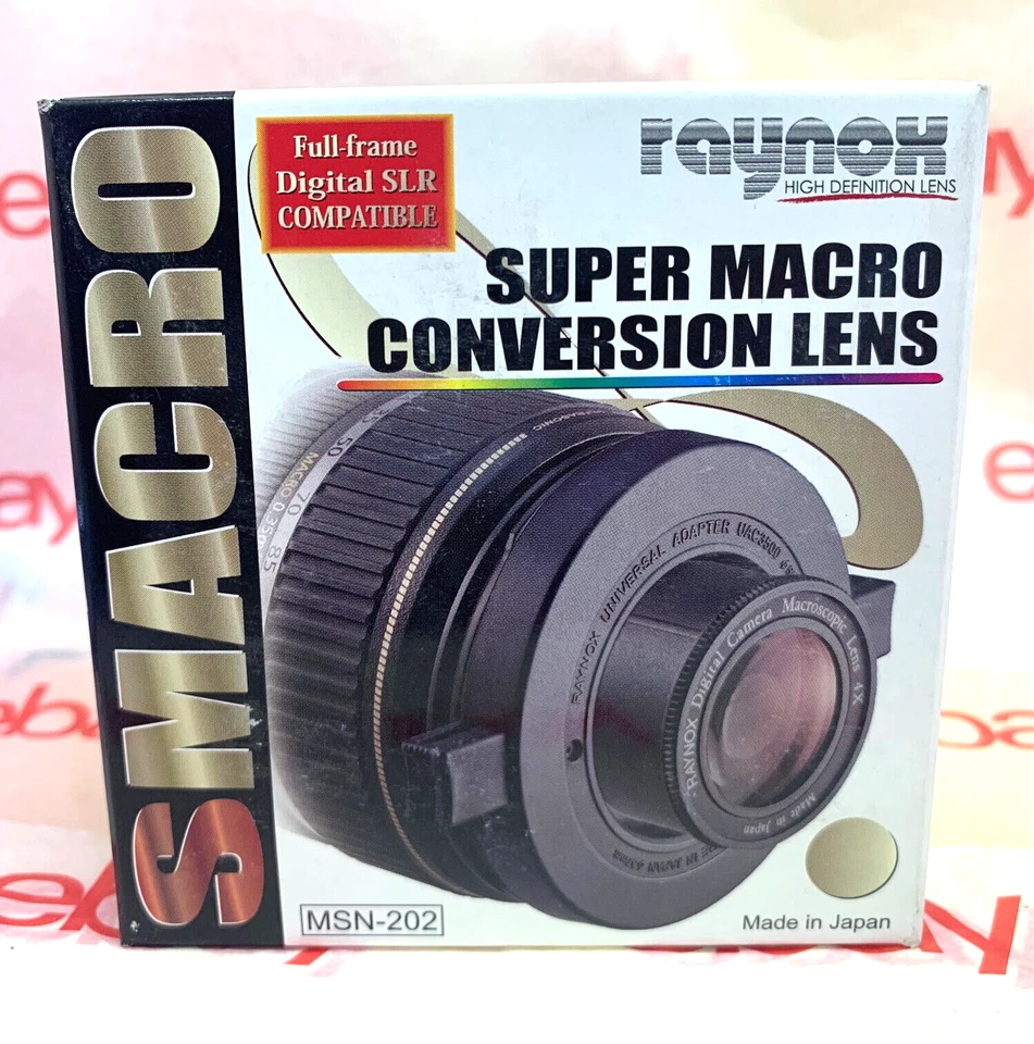Raynox MSN-202 Super Macro Lens +SNAP-ON UAC3500 for 52mm 55mm 58mm 62mm 67mm - Image 2 of 4