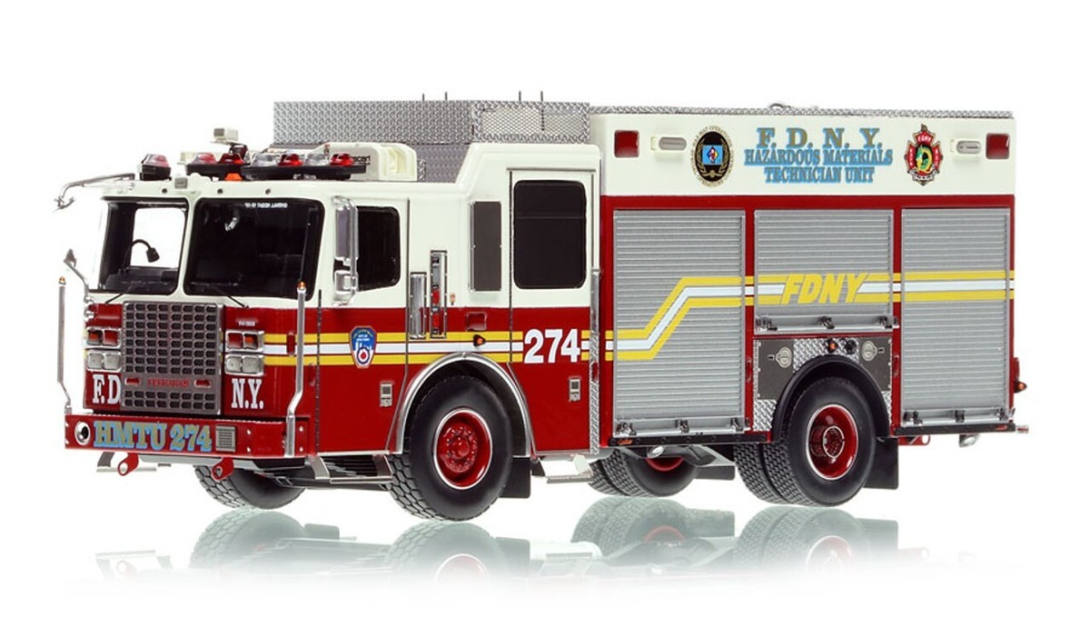 1/50 Fire Replicas FDNY 2015 Ferrara HMTU 274 Haz-Mat Queens FR149