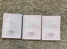 3x SATURDAY SKIN Wide Awake Brightening Eye Cream Sample