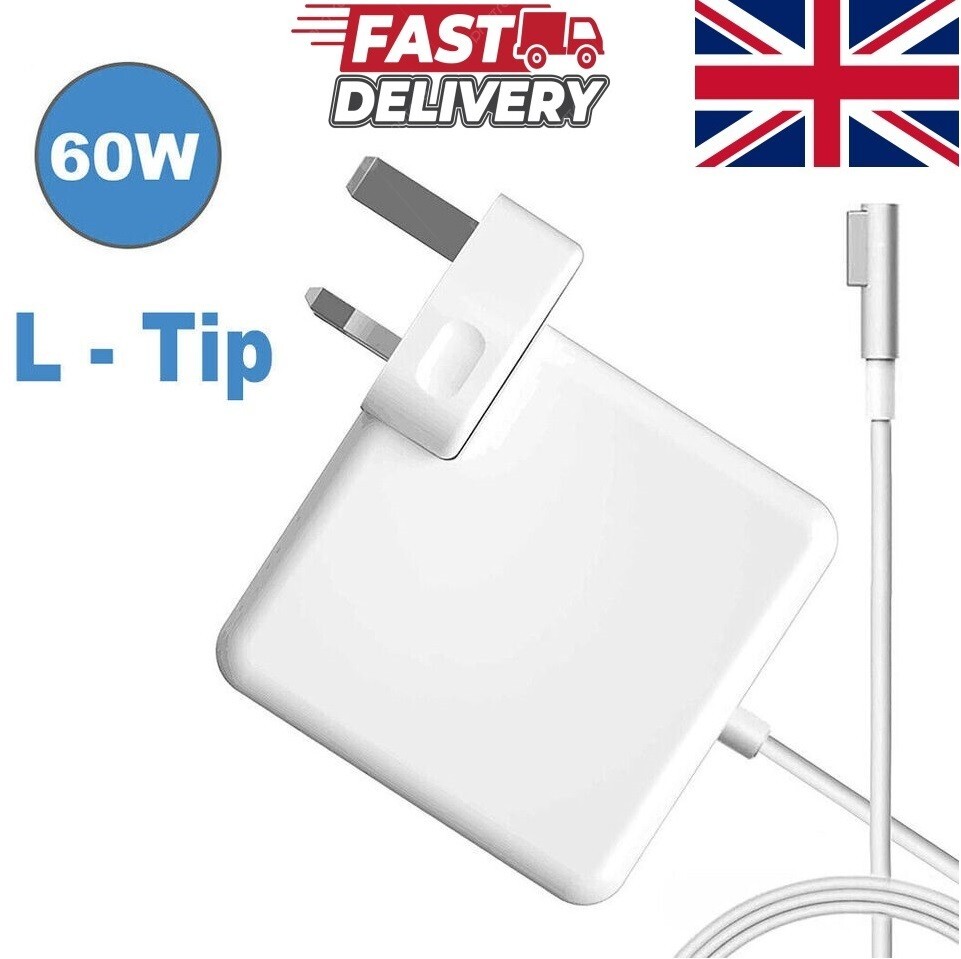 60W Power Adapter Magsafe Charger for Apple MacBook L-Tip White