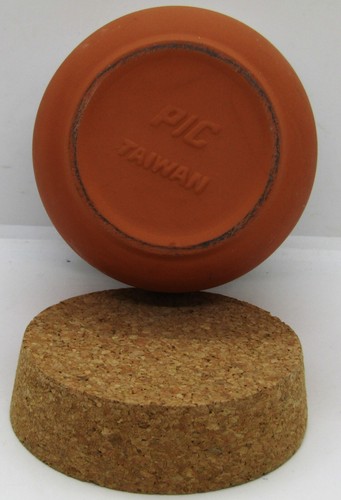 VTG PIC Clay Terra Cotta Pot Garlic Keeper Taiwan Handmade. - Picture 5 of 7