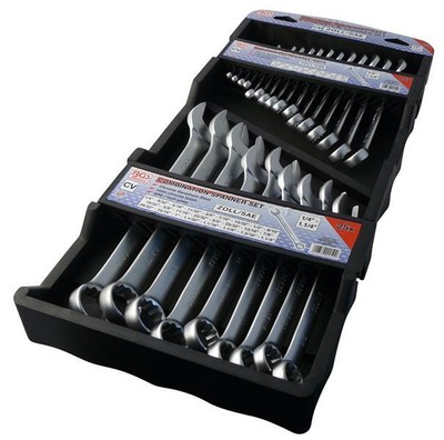 Maul-Ringschlüssel Satz 25 tlg. für Harley Davidson  / US Cars / Zoll Werkzeug