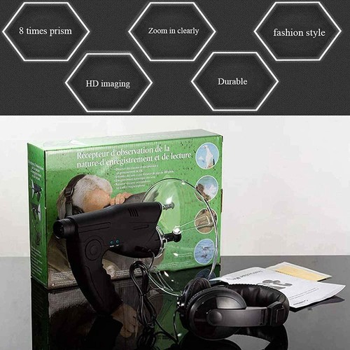 Bird Observing Listening Recording Device Sound Amplifier with Headphone 300ft - 第 15/15 張圖片