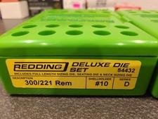 REDDING RELOADING DIES 300 WHISPER/221 REM #84432 NIB