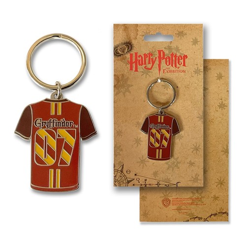 Official Harry Potter Godric Gryffindor House Keyring From The Exhibition - Afbeelding 1 van 2