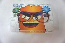 ICU Eyewear Screen Vision Kids Blue-Light Filtering Red Oval Glasses