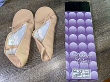 Dance Class Women's Split Sole Leather Ballet Slipper (Size 8 1/2) Pink Leather