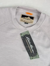 Eddie Bauer X Christpoher Bevans Orchard Crew Unisex Medium Lavender Long Sleeve