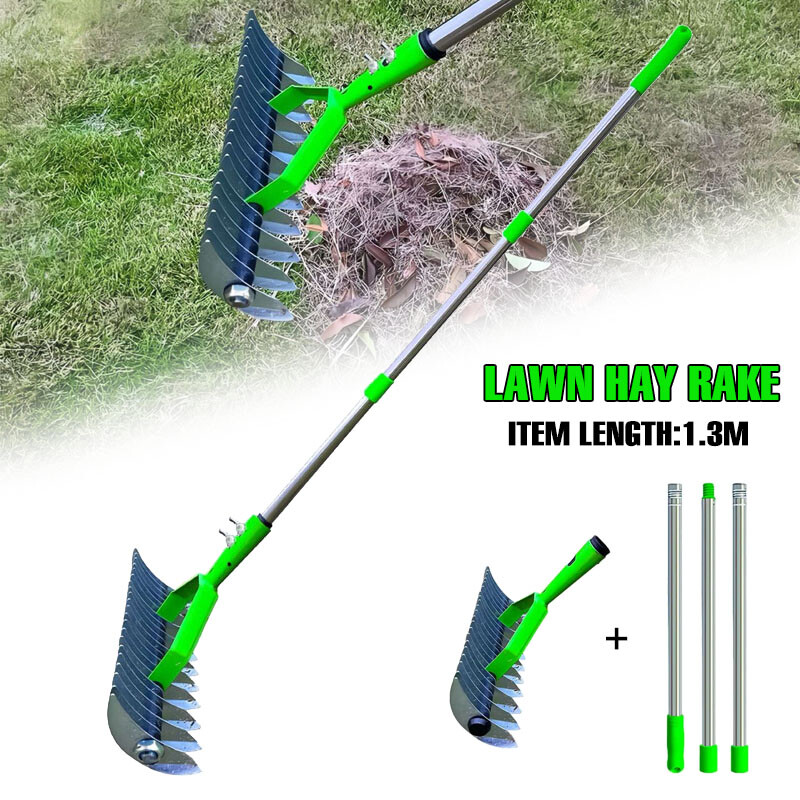 Lawn Thatching Rake Head Dethatching Garden Soil Leaf Turf Moss Removal