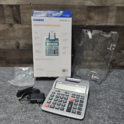 Casio HR-100TM Plus Desktop Printing Calculator Color printing Tax  Calculation