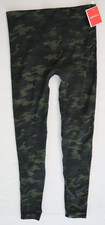 Spanx FL3515 Sz S 2-4 Green Camo Look at Me Now High-Waisted Seamless Leggings